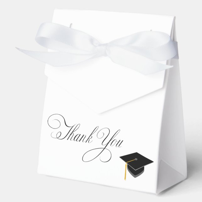 Rustic Western Graduation party Favour Box (Front)