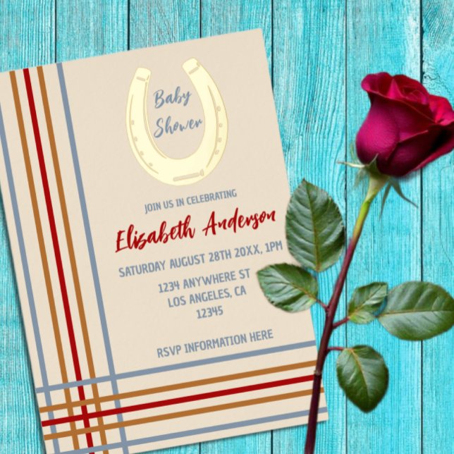 Rustic Western Horseshoe Baby Shower (Creator Uploaded)
