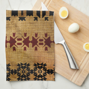 Rustic Western Mud-cloth Tea Towel