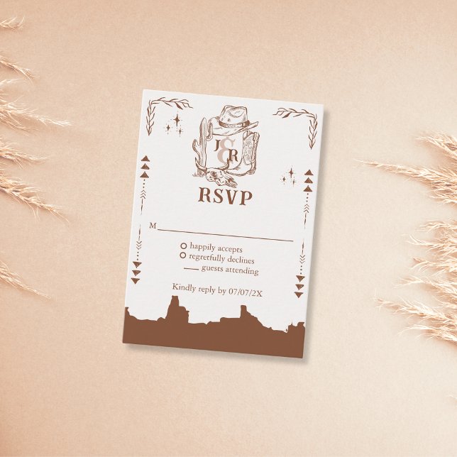 Rustic Western Ranch Farm Barn Cowboy Thank You Enclosure Card (Creator Uploaded)