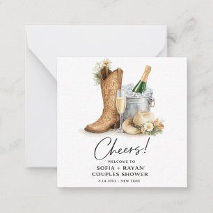 Rustic Western Wedding Invitation