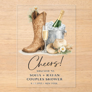 Rustic Western Wedding Invitation