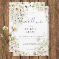 Rustic White Daisies Bridal Brunch