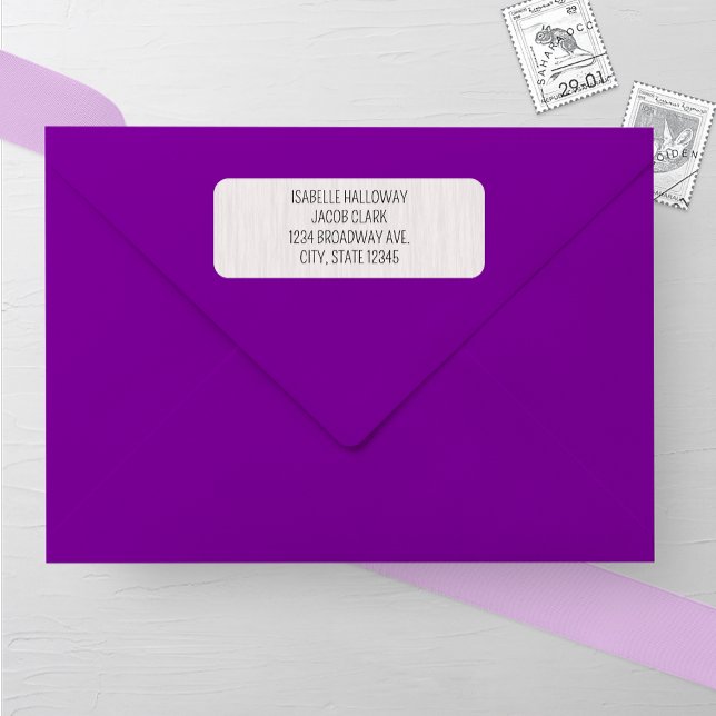 Rustic White Wood Wedding Address (Creator Uploaded)