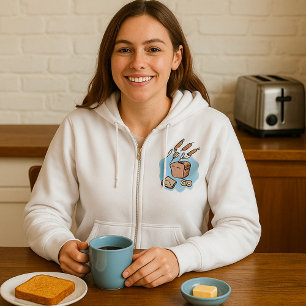 Rustic Whole Grain Bread Farmhouse Food Hoodie