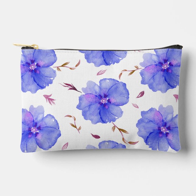 Rustic Wild Rose Accessory Pouch Gift for Mom (Front)