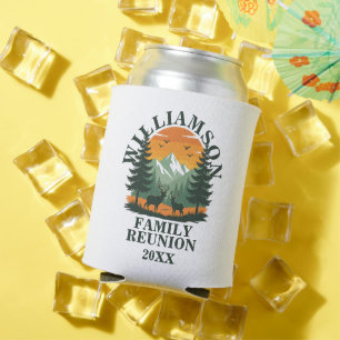 Rustic Wilderness Family Reunion Can Cooler
