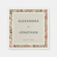 Rustic Wildflower Botanical Couples Shower Custom