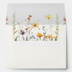 Rustic Wildflower Business Envelope
