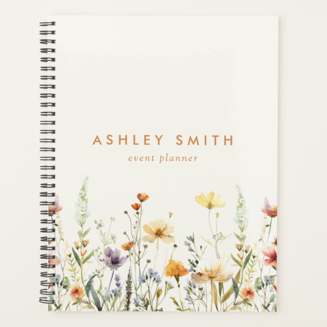 Rustic Wildflower Planner (Front)