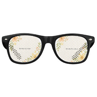 Rustic Wildflower Wedding Sunglasses