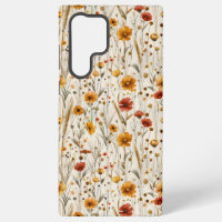Rustic Wildflowers - Boho Fall Floral Pattern