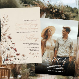 Rustic Wildflowers Photo & Details Elegant Wedding