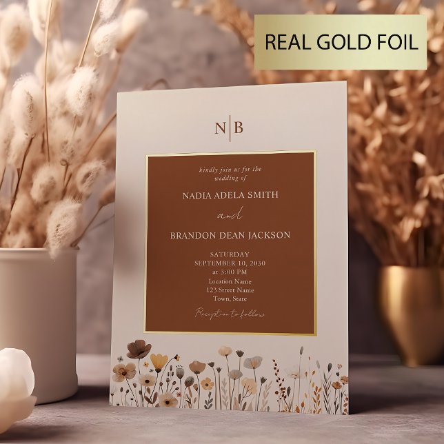 Rustic Wildflowers Terracotta Wedding (Creator Uploaded)