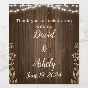 Rustic Wine Lables Label