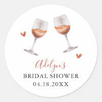 Rustic Wine Tasting Bridal Shower Favour  