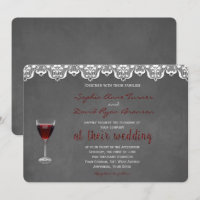 Rustic Winery Wedding Custom Invitation