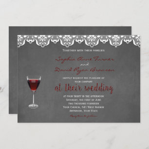 Rustic Winery Wedding Custom Invitation