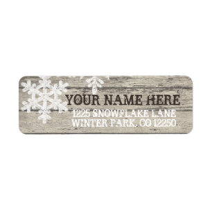Rustic Winter Snowflakes