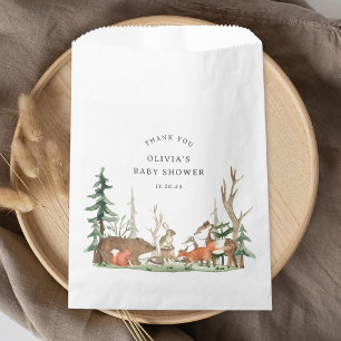 Rustic Winter Woodland Baby Shower Favour Bags