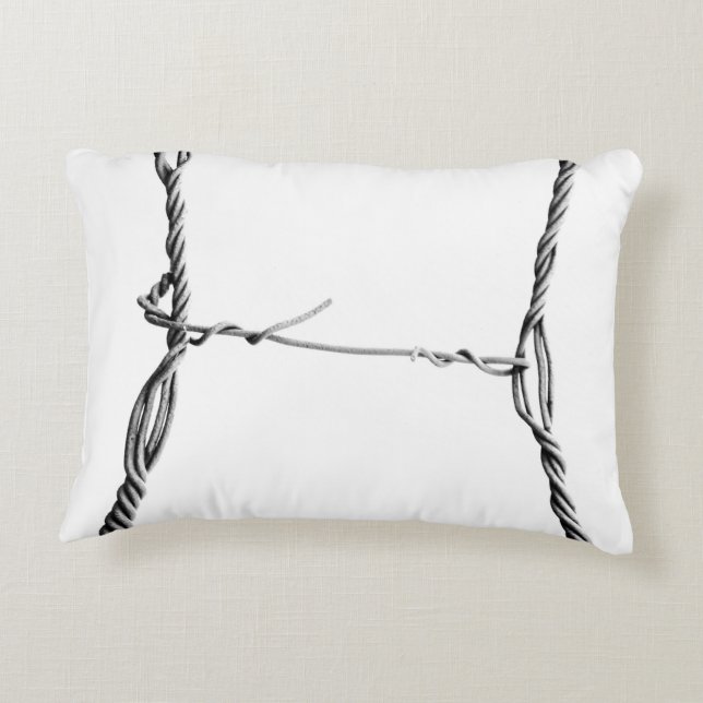 Rustic Wires Decorative Cushion (Back)