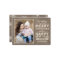Rustic Wishes Holiday Photo Cards Christmas Card