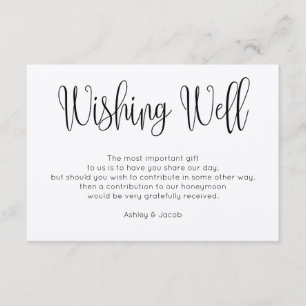 Rustic wishing well modern. Kraft wedding inserts