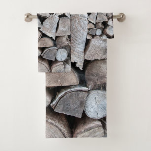 Rustic Wood #2 #wall #art  Bath Towel Set