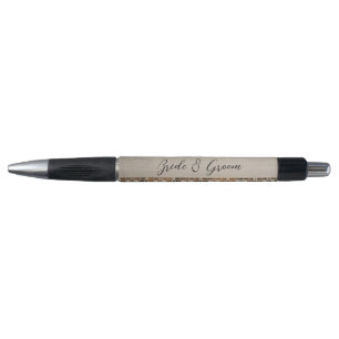 Rustic Wood and Lace Wedding Pen
