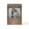 Rustic Wood and String Lights Wedding Thank You