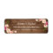 Rustic Wood Blush Pink Romantic Floral