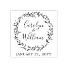 Rustic Wood & Botanical Leaves Wedding Stationery