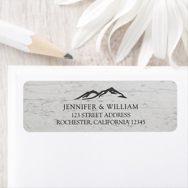 Rustic wood  Bride and groom mountain wedding (Insitu)