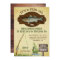 Rustic Wood Burlap Fishing Birthday Party Invite