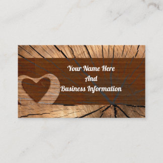 Rustic Wood Business Card