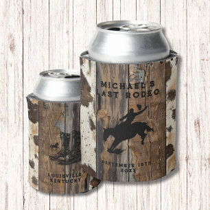 Rustic Wood Can Cooler   Rodeo Bachelor Weekend