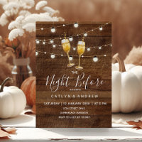 Rustic Wood Cocktail String Light The Night Before