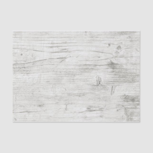 Rustic Wood Country Farm Weathered Barn Wedding Tissue Paper (Front)