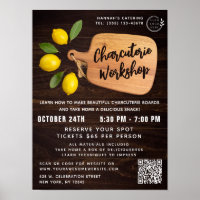 Rustic Wood Cutting Board Citrus Cooking Script