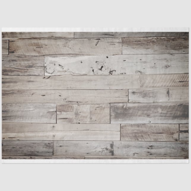 Rustic Wood Decoupage Paper (Front)