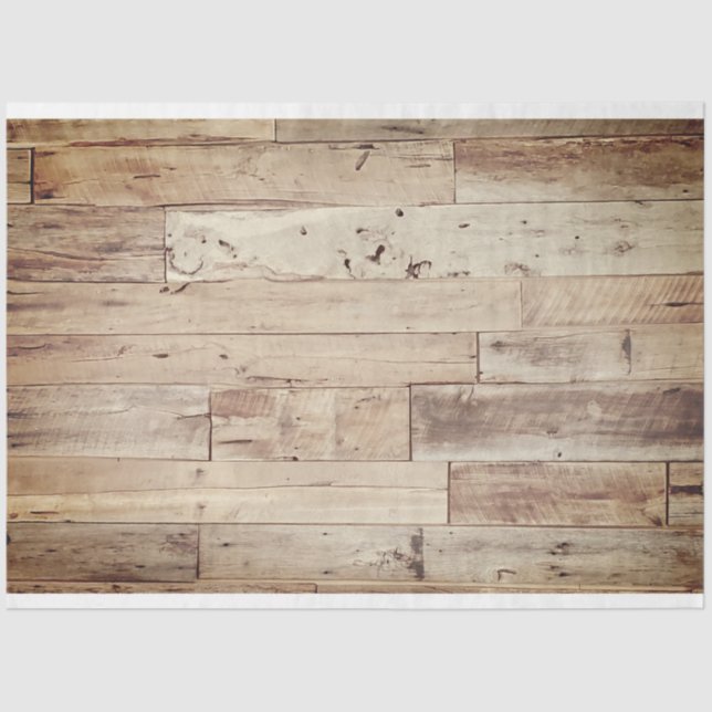 Rustic Wood Decoupage Paper (Front)