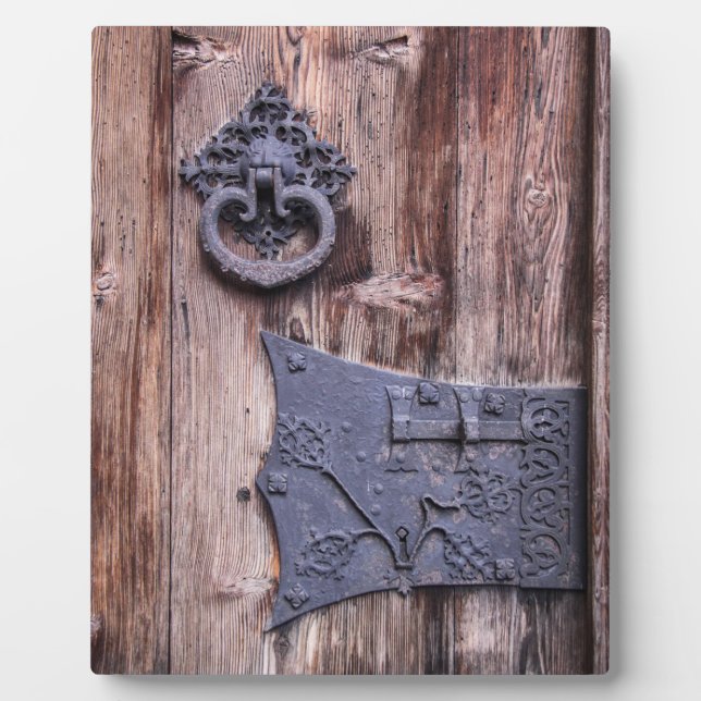 Rustic Wood Door Plaque (Front)