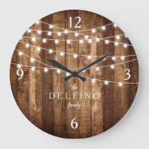 Rustic Wood Fairy Lights Farmhouse Kitchen Custom