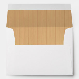 Rustic Wood Floral Butterfly Wedding Envelopes