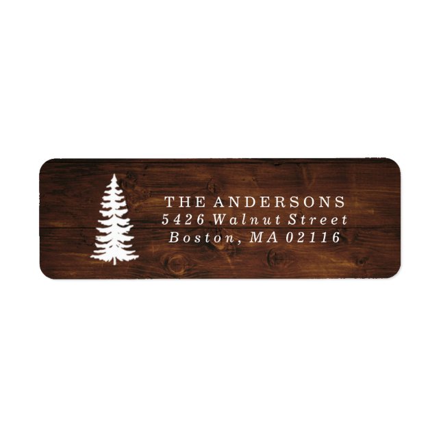 Rustic Wood Grain | Holiday (Front)