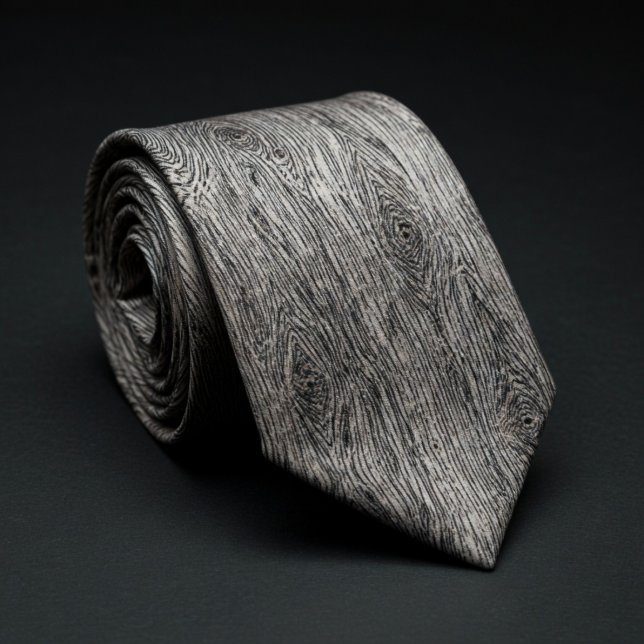 Rustic Wood Grain Pattern Tie (Creator Uploaded)