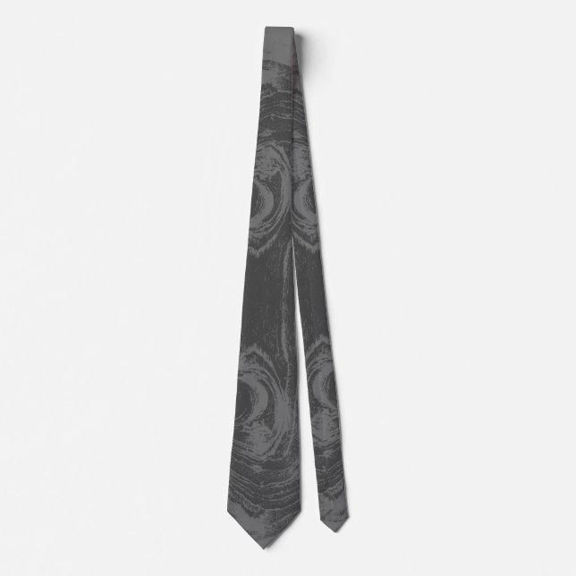 Rustic Wood Grain Wooden Country Nature Wedding Tie (Front)