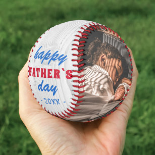 Rustic Wood Happy Father`s Day 2 Photo  Softball