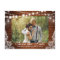 Rustic Wood Jar Lights Save the Date Back Text