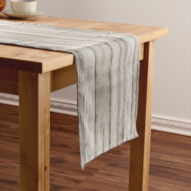 Rustic Wood Long Table Runner (In Situ)